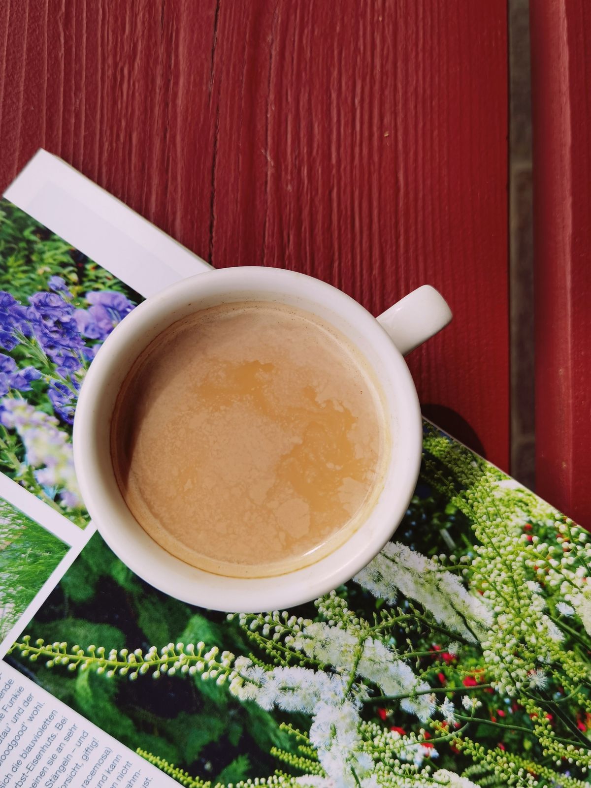 Kaffee im Gastgarten